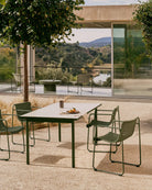 Poseidon dining table in Pumice White