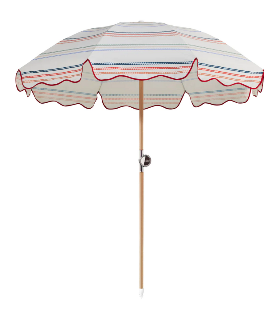 Premium Beach Umbrella 1.8m Ribbon