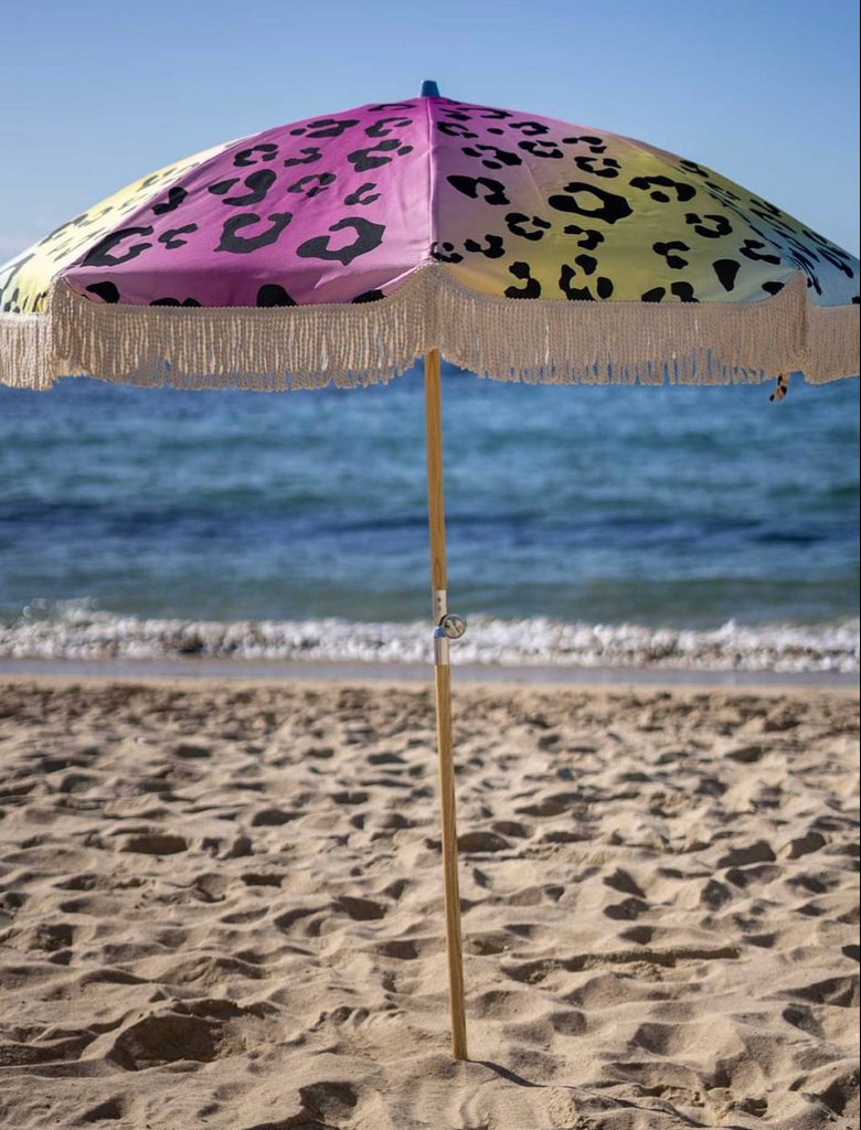 Rainbow Leopard Umbrella