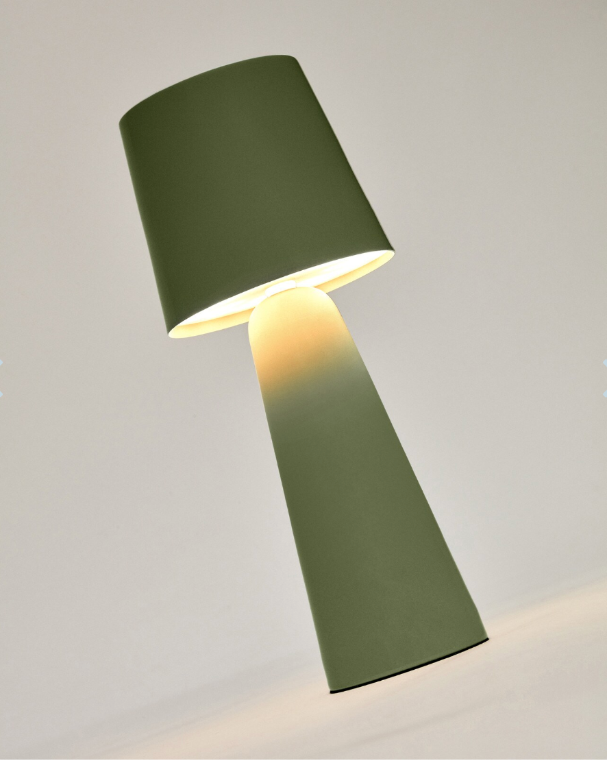 Reny Outdoor Table Lamp Green 25cm
