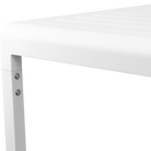 Santorini Bar Table in Artic White