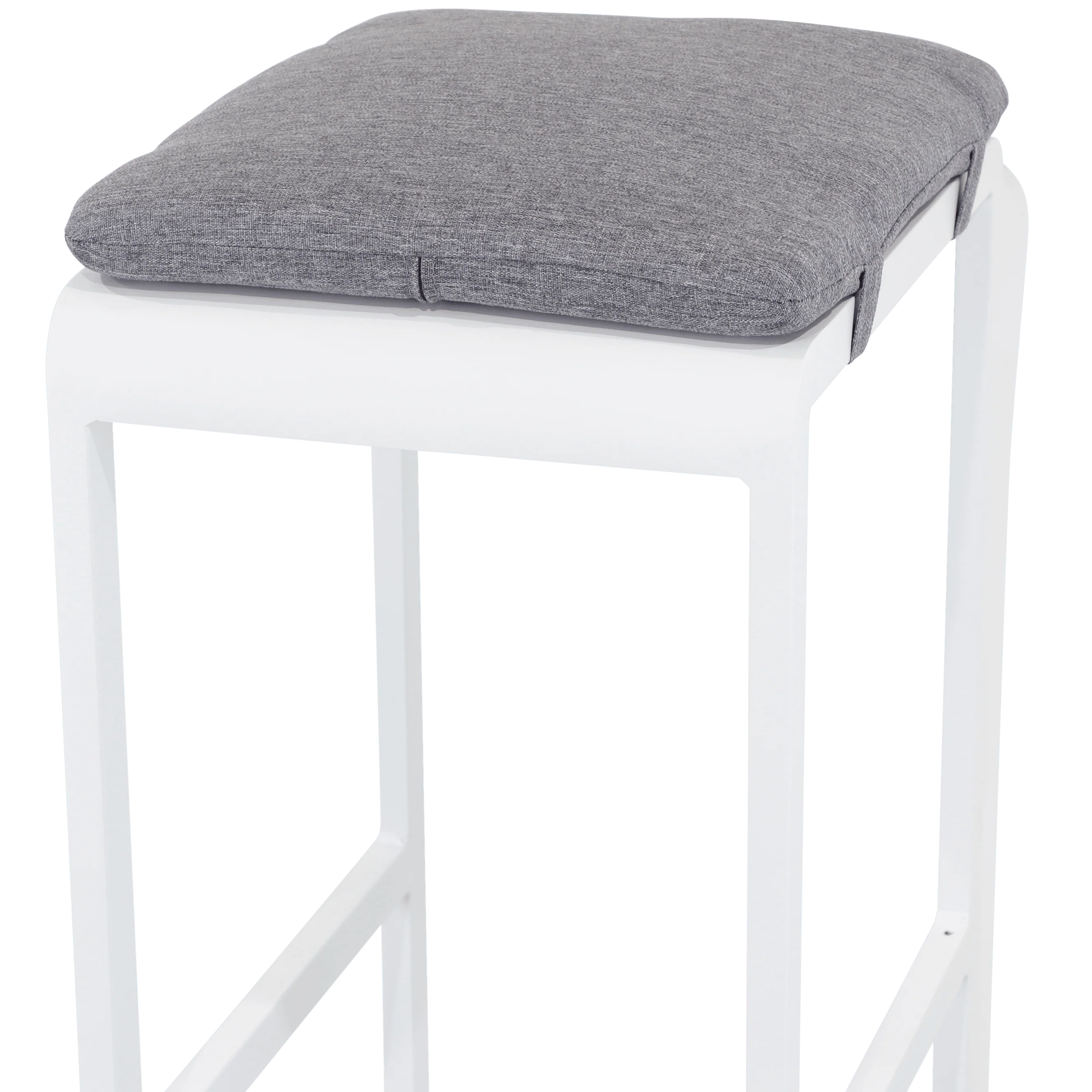 Santorini Barstool in Artic White