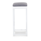Santorini Barstool in Artic White