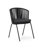 Sardinia Rope Chair - Charcoal