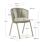 Sardinia Rope Chair - Sand