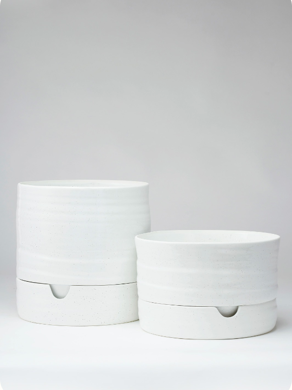 Self Watering Plant Pot - Speckle