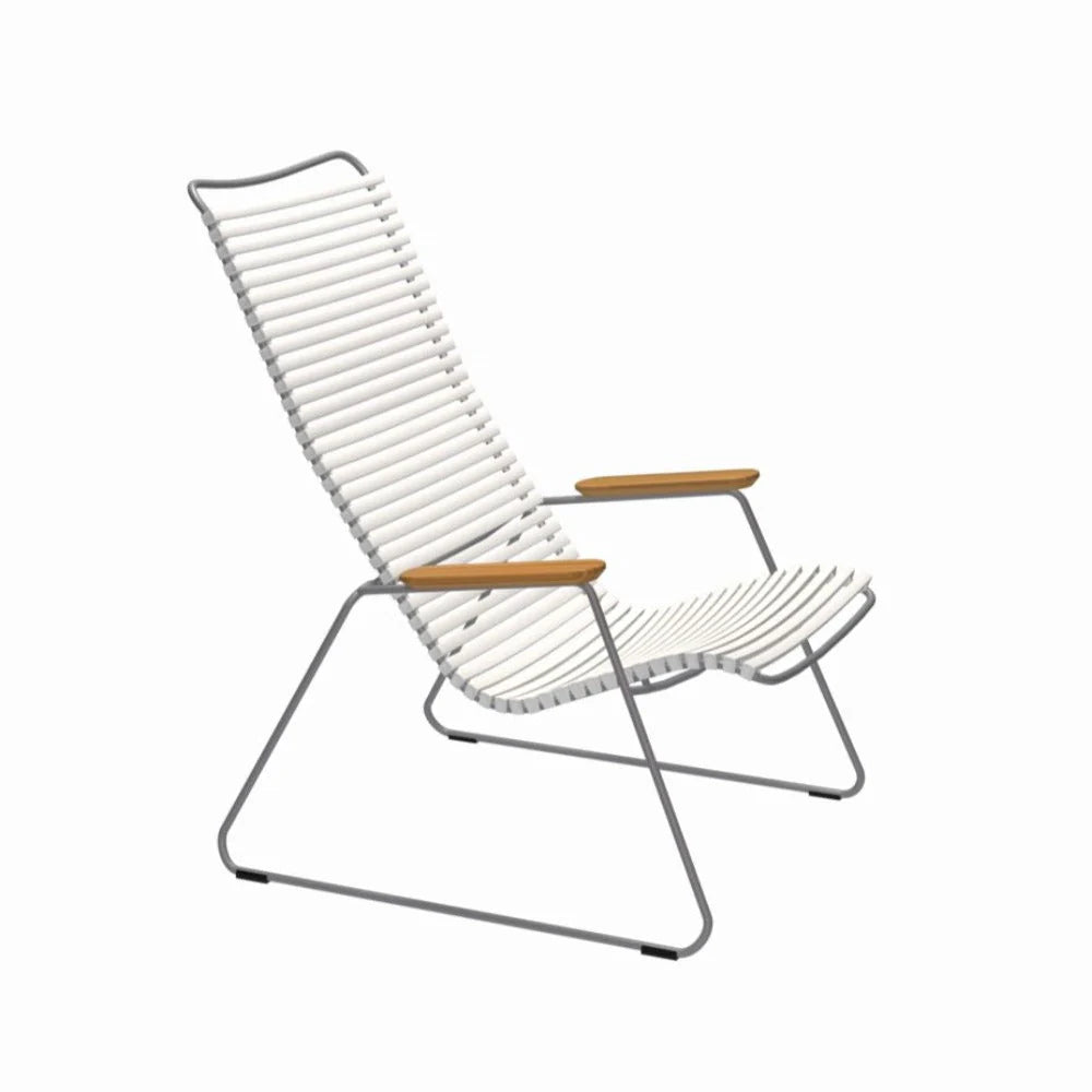 'Slats' Lounge Chair - White