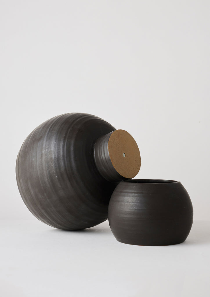 Spherical Planter Matt Black