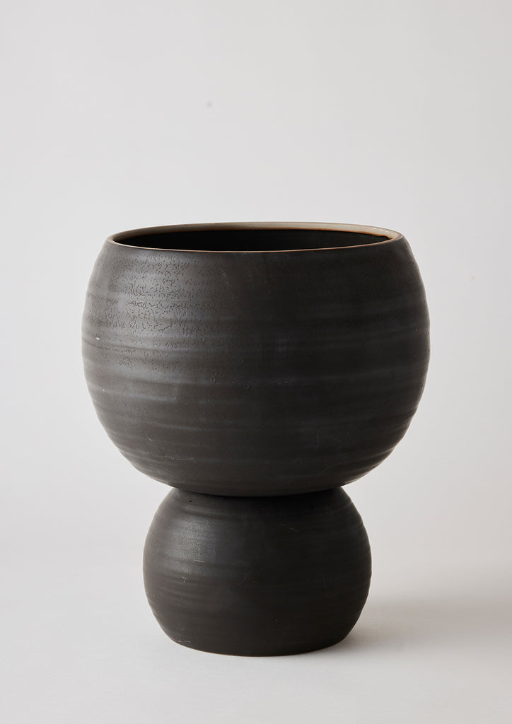 Spherical Planter Matt Black