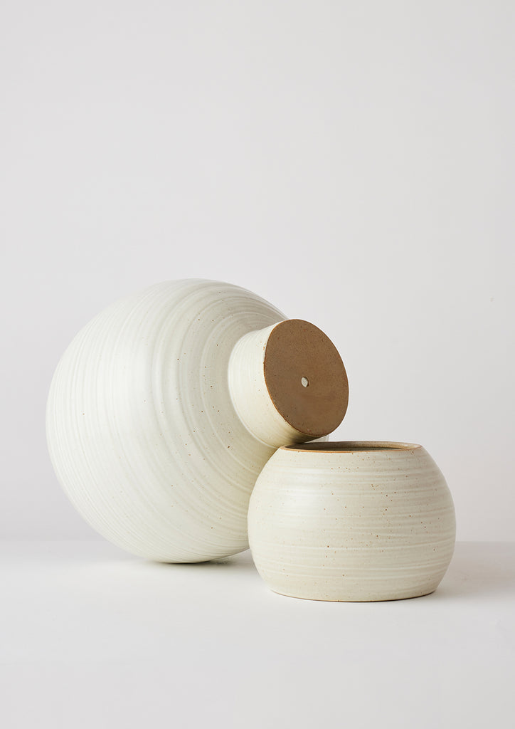 Spherical Planter White