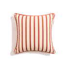 Terracotta stripe outdoor cushion