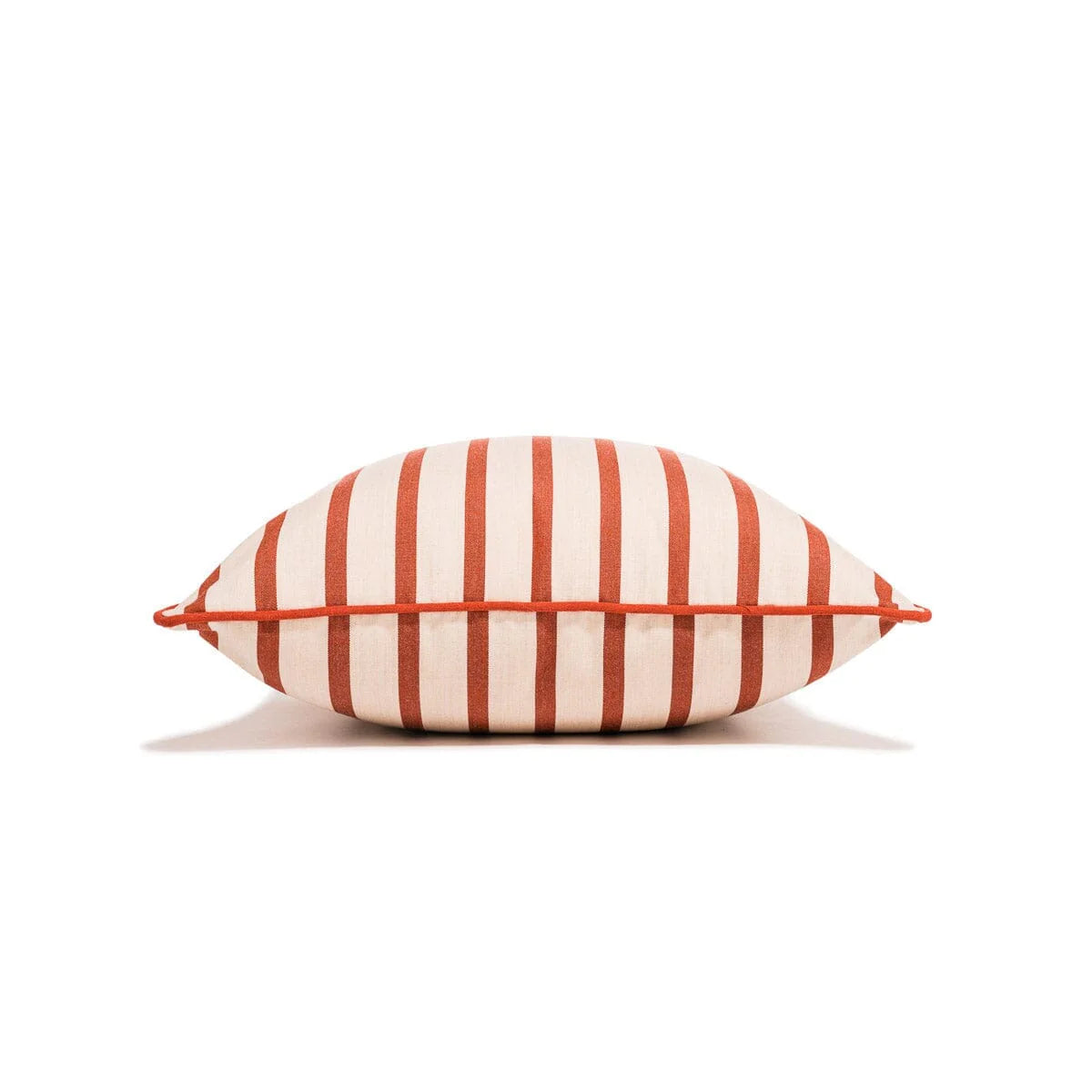Terracotta stripe outdoor cushion