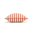 Terracotta stripe outdoor cushion