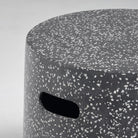 Terrazzo Side Table/ Stool Black