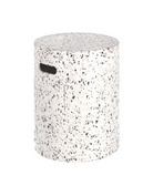 Terrazzo Side Table/ Stool White