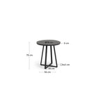 Terrazzo Table Charcoal