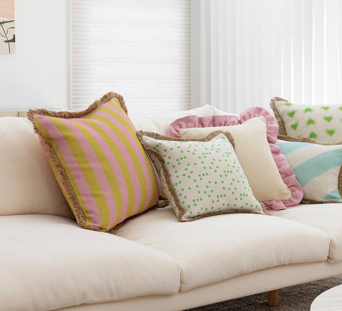 WHOLESALE Candy Stripe Cushion - Cover Only