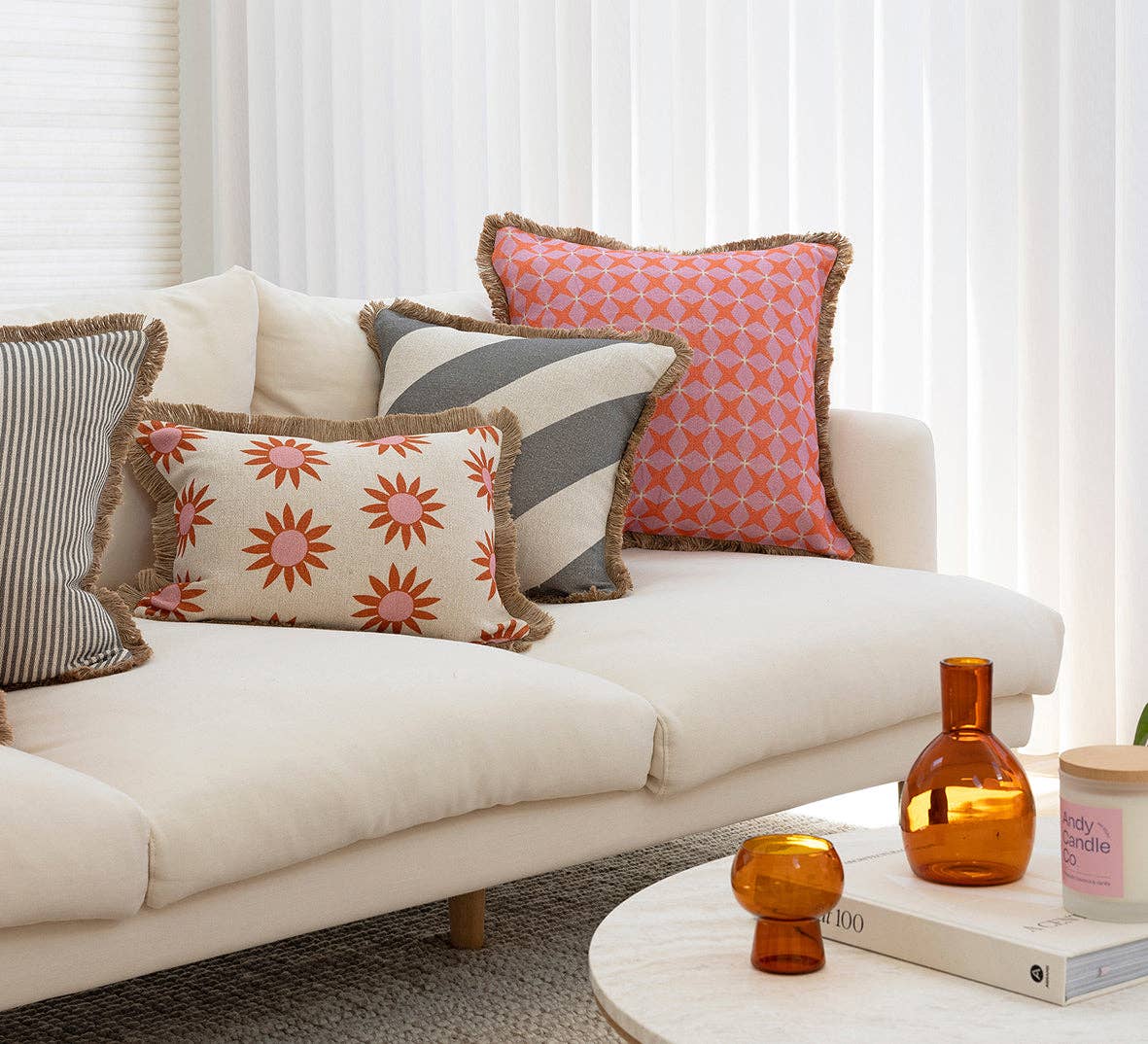 WHOLESALE Grey Diagonal Cushion - Cover Only