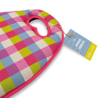 Willow and Belle Garden Kneeler - Pink Gingham Design - Padded Memory Foam