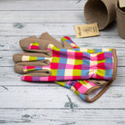 Willow and Belle Gardening Gloves - Women's One Size – Pink Gingham Design