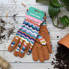 Willow and Belle Outdoor Gardening Gloves - Women's One Size - Padded with Elastic Cuffs