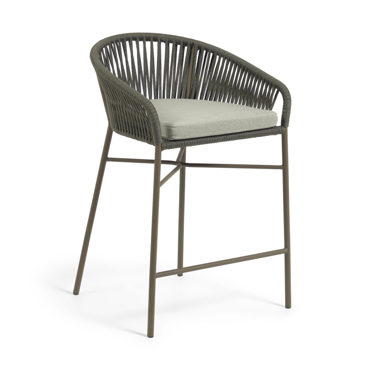 Yanet Rope Stool - Green