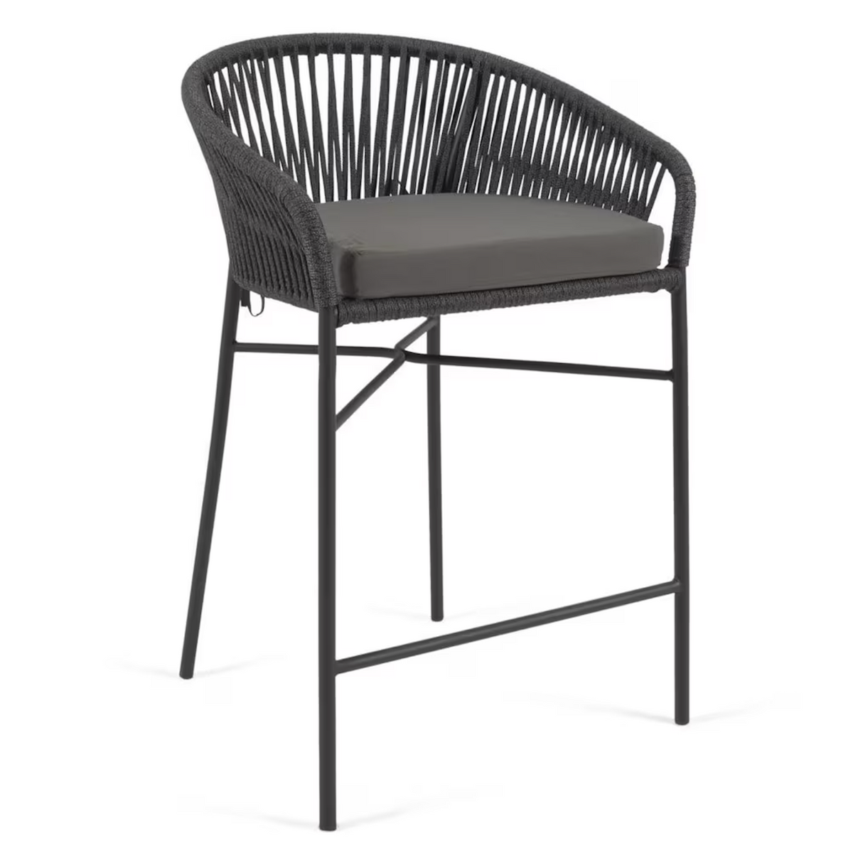 Yanet Rope Stool - Grey – Terrace Outdoor Living