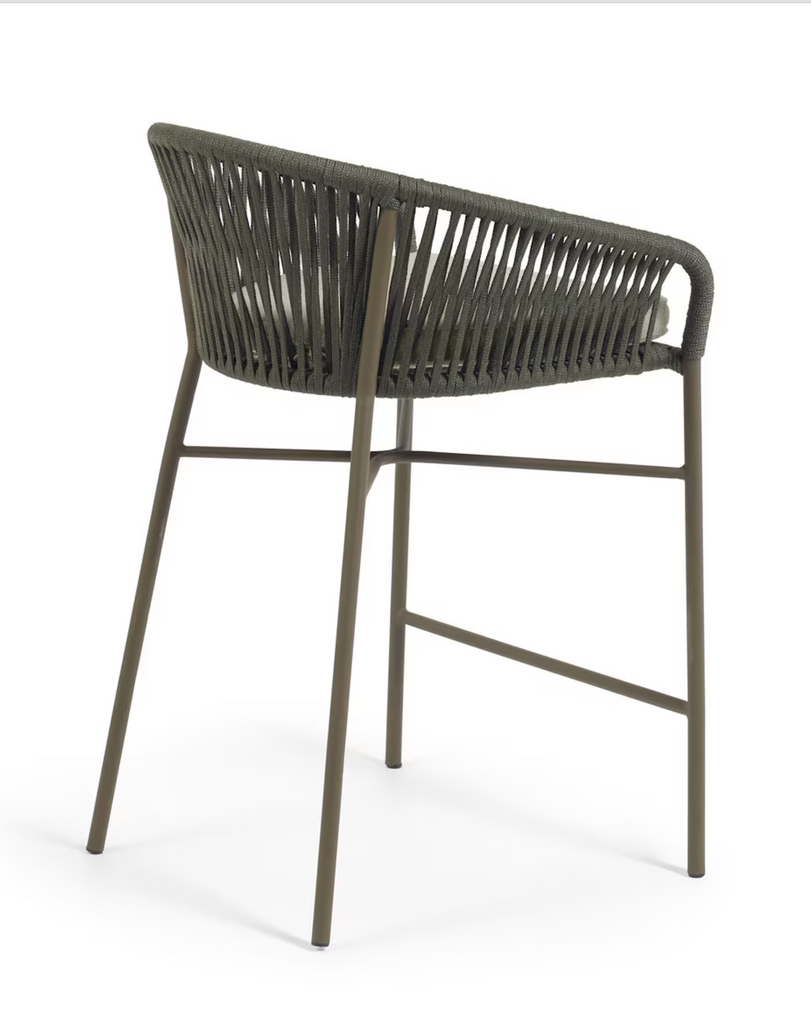 Yanet Rope Stool - Grey
