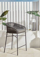 Yanet Rope Stool - Grey