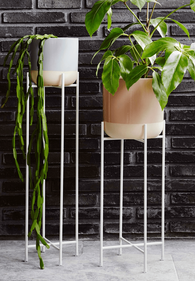 plant stand white pot Plant Pot Stand White – Terrace Outdoor Living